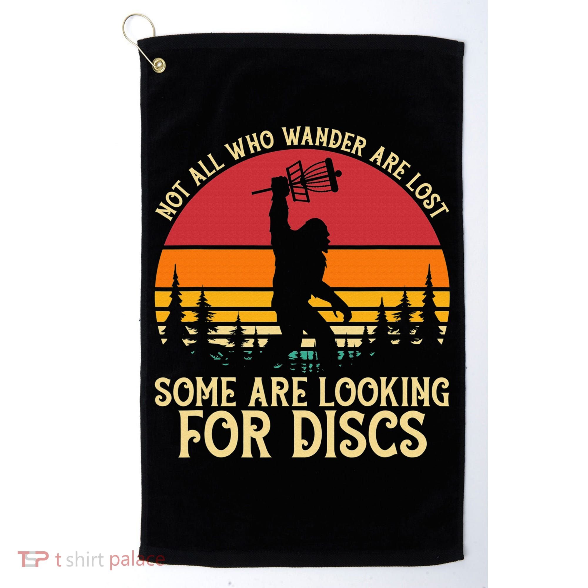 Sasquatch Yeti Frisbee Golf Ultimate Bigfoot Disc Golf Golf Towel