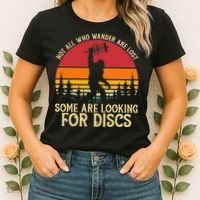 Sasquatch Yeti Frisbee Golf Ultimate Bigfoot Disc Golf Women's T-Shirt thumb 2