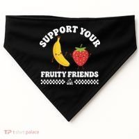 Support Your Fruity Friends Love Wins USA-Made Doggie Bandana thumb 0