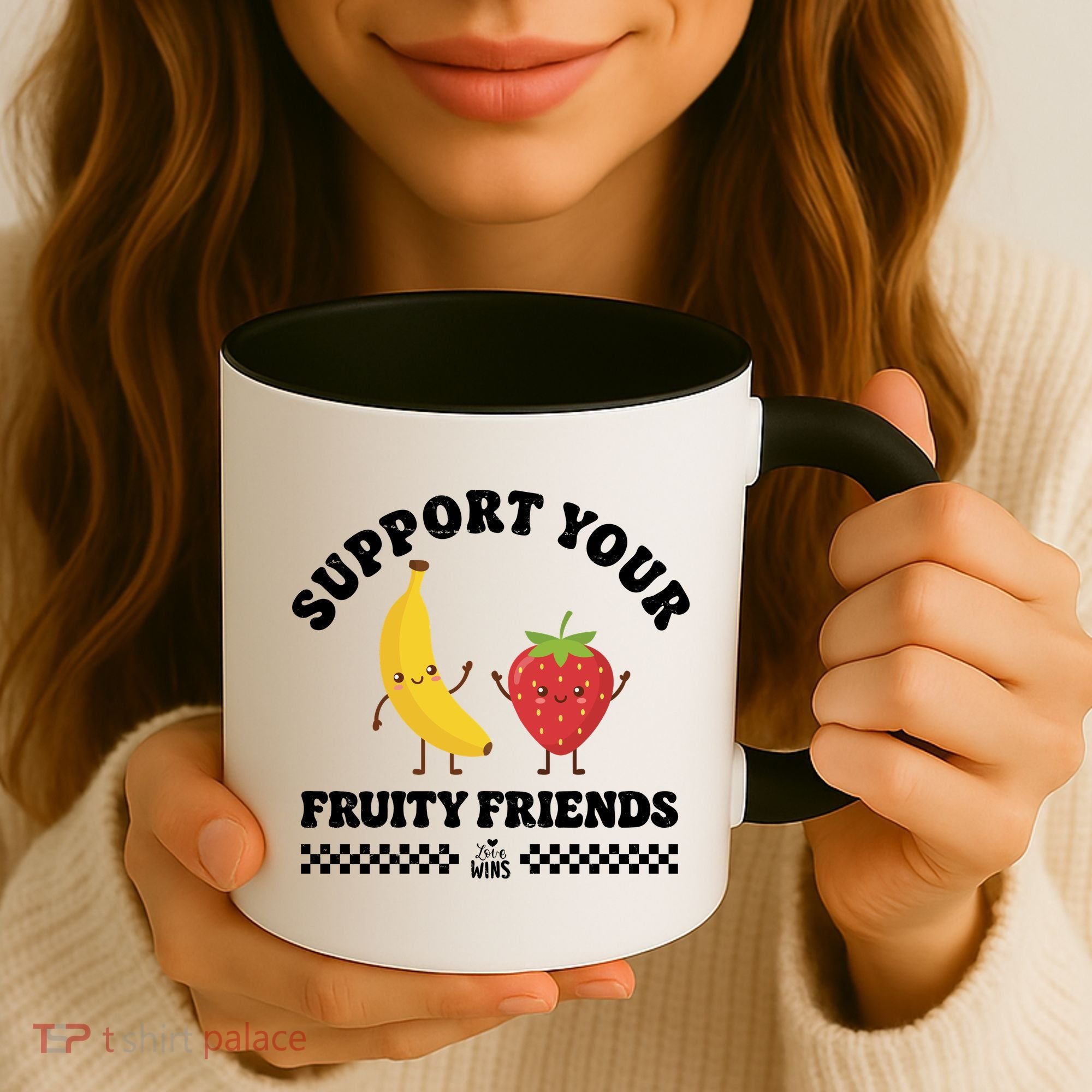Support Your Fruity Friends Love Wins Coffee Mug