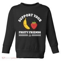 Support Your Fruity Friends Love Wins Toddler Sweatshirt thumb 0