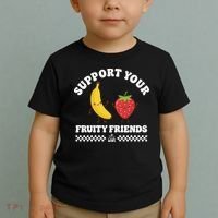 Support Your Fruity Friends Love Wins Toddler T-Shirt thumb 2