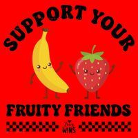 Support Your Fruity Friends Love Wins Santa Hat thumb 1