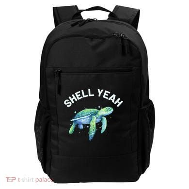 Shell Yeah Gift Cute Tortoise And Sea Turtle Lover Cool Gift Backpack