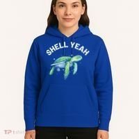 Shell Yeah Gift Cute Tortoise And Sea Turtle Lover Cool Gift Hoodie thumb 5