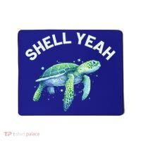 Shell Yeah Gift Cute Tortoise And Sea Turtle Lover Cool Gift Mousepad thumb 0