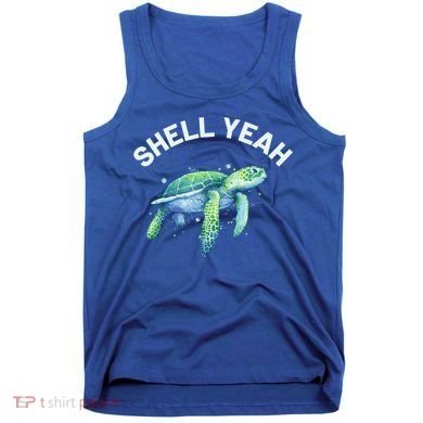 Shell Yeah Gift Cute Tortoise And Sea Turtle Lover Cool Gift Tank Top