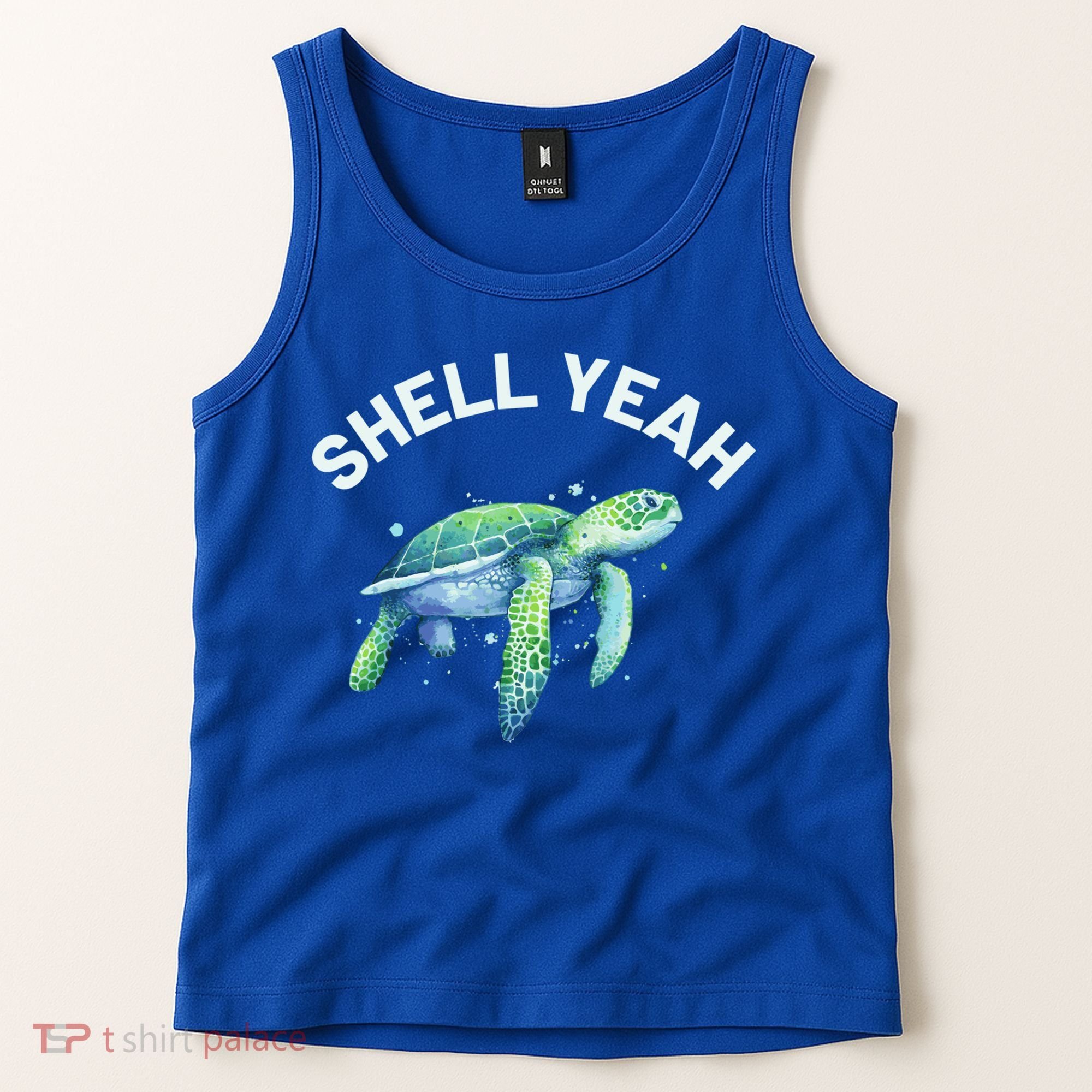 Shell Yeah Gift Cute Tortoise And Sea Turtle Lover Cool Gift Tank Top