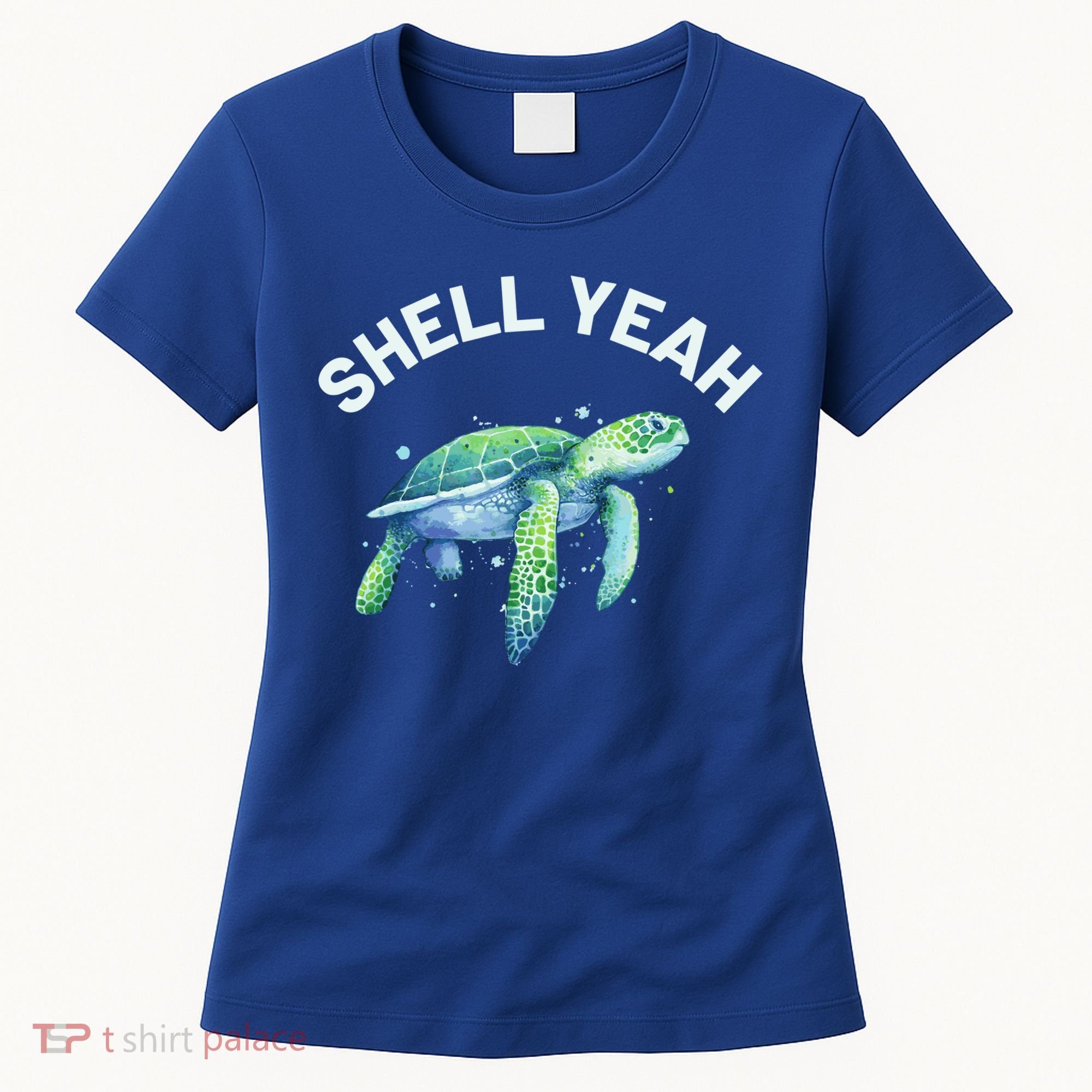 Shell Yeah Gift Cute Tortoise And Sea Turtle Lover Cool Gift Women's T-Shirt