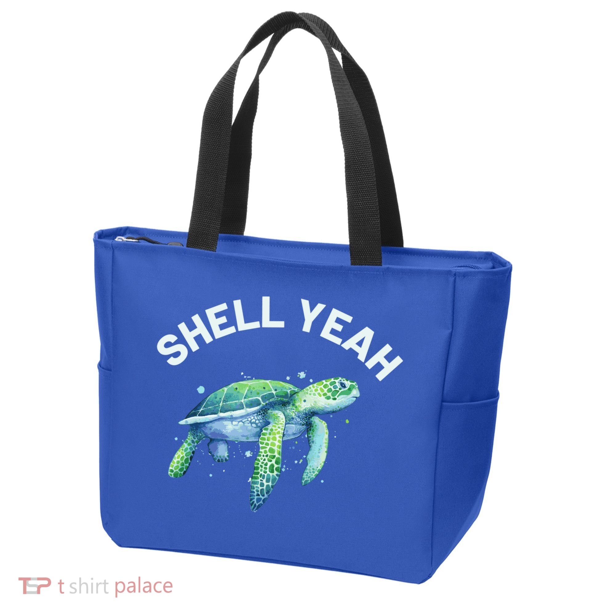 Shell Yeah Gift Cute Tortoise And Sea Turtle Lover Cool Gift Tote Bag