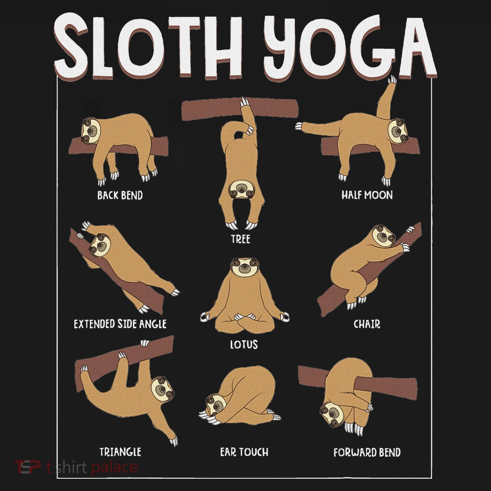 Sloth Yoga Gift Slow Animal Exercise Lovers Ornament