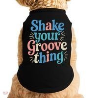 Shake Your Groove Thing Retro Vibes Doggie Tank thumb 0