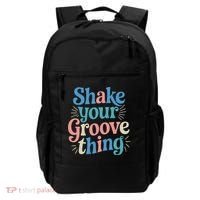 Shake Your Groove Thing Retro Vibes Backpack thumb 0