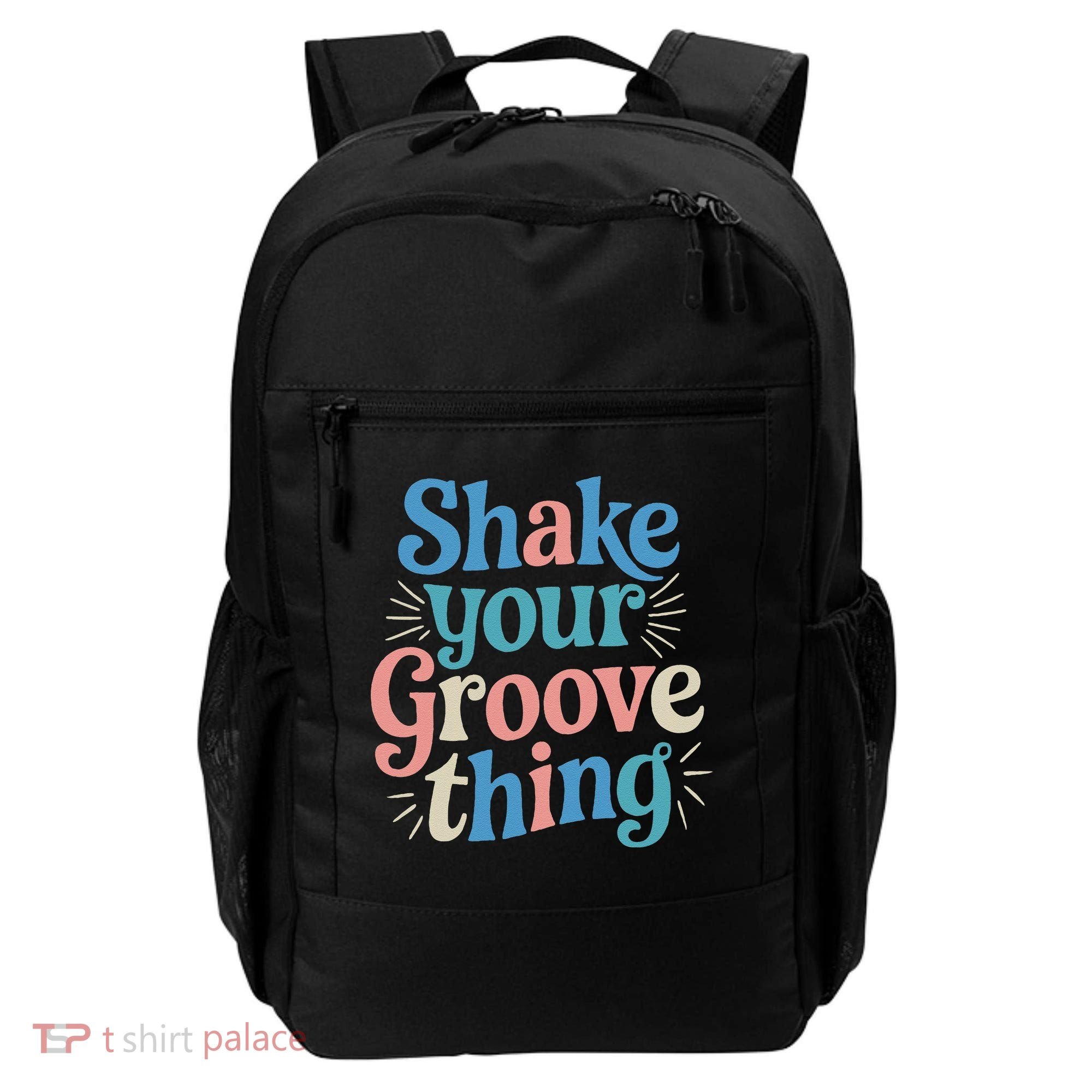 Shake Your Groove Thing Retro Vibes Backpack