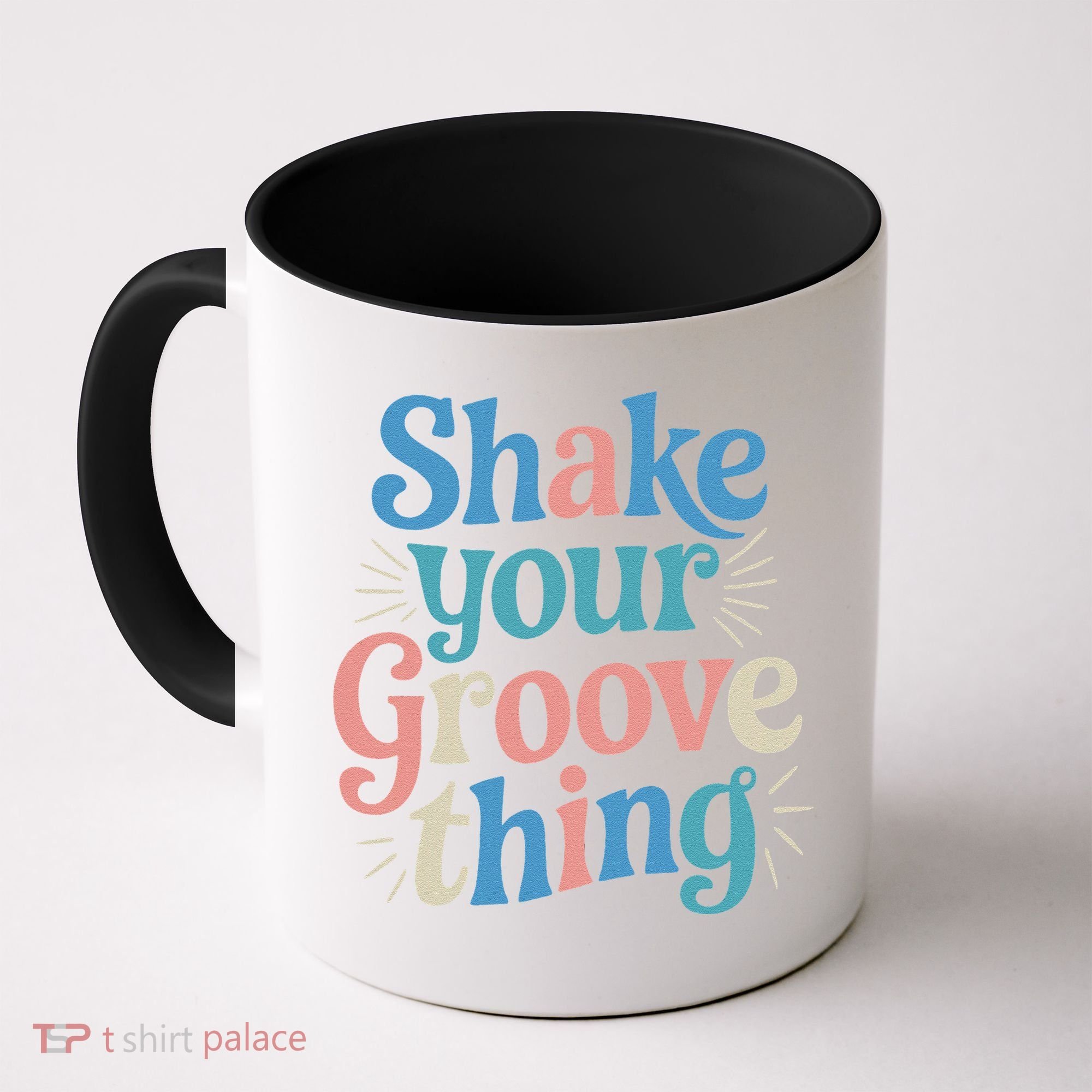 Shake Your Groove Thing Retro Vibes Coffee Mug