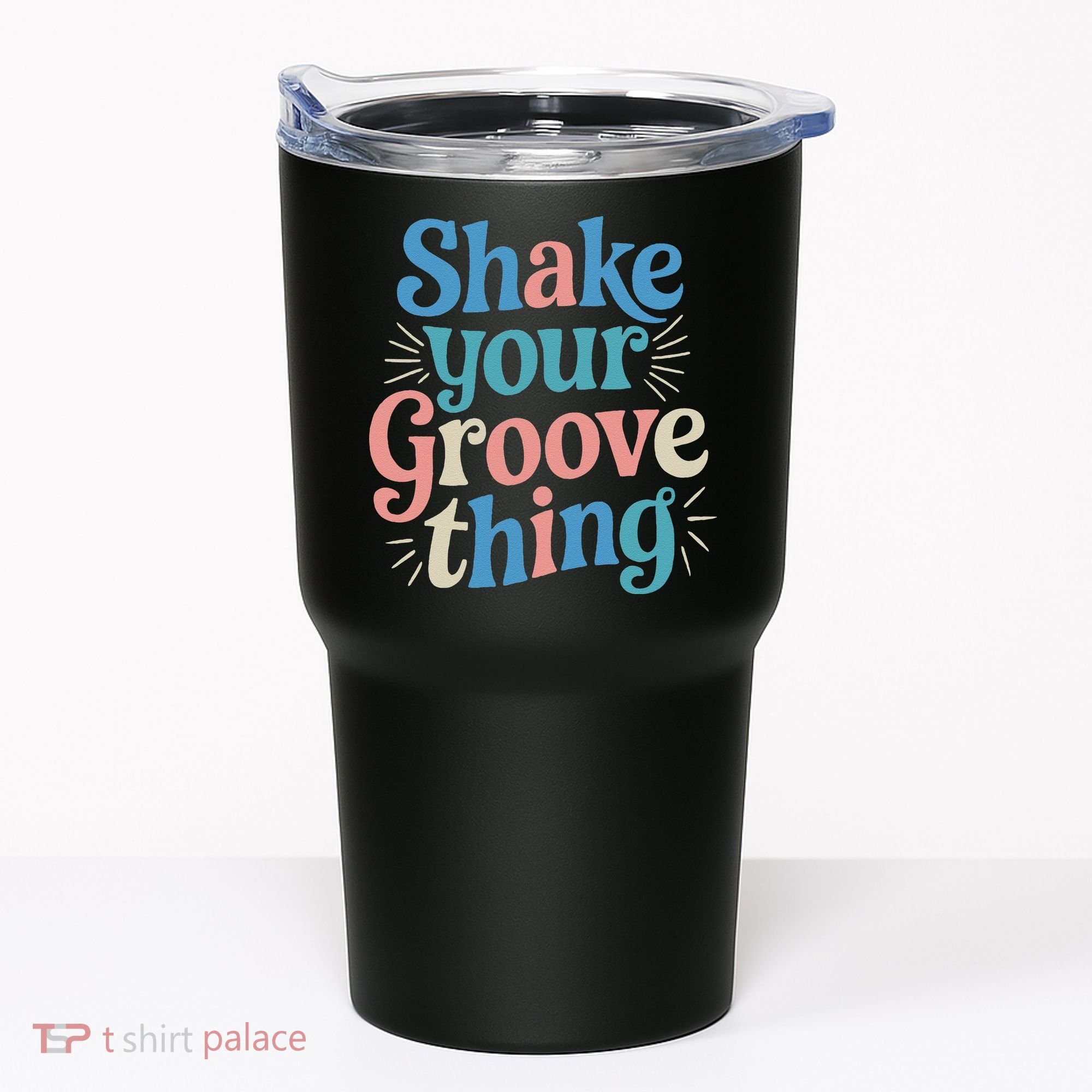 Shake Your Groove Thing Retro Vibes Tumbler
