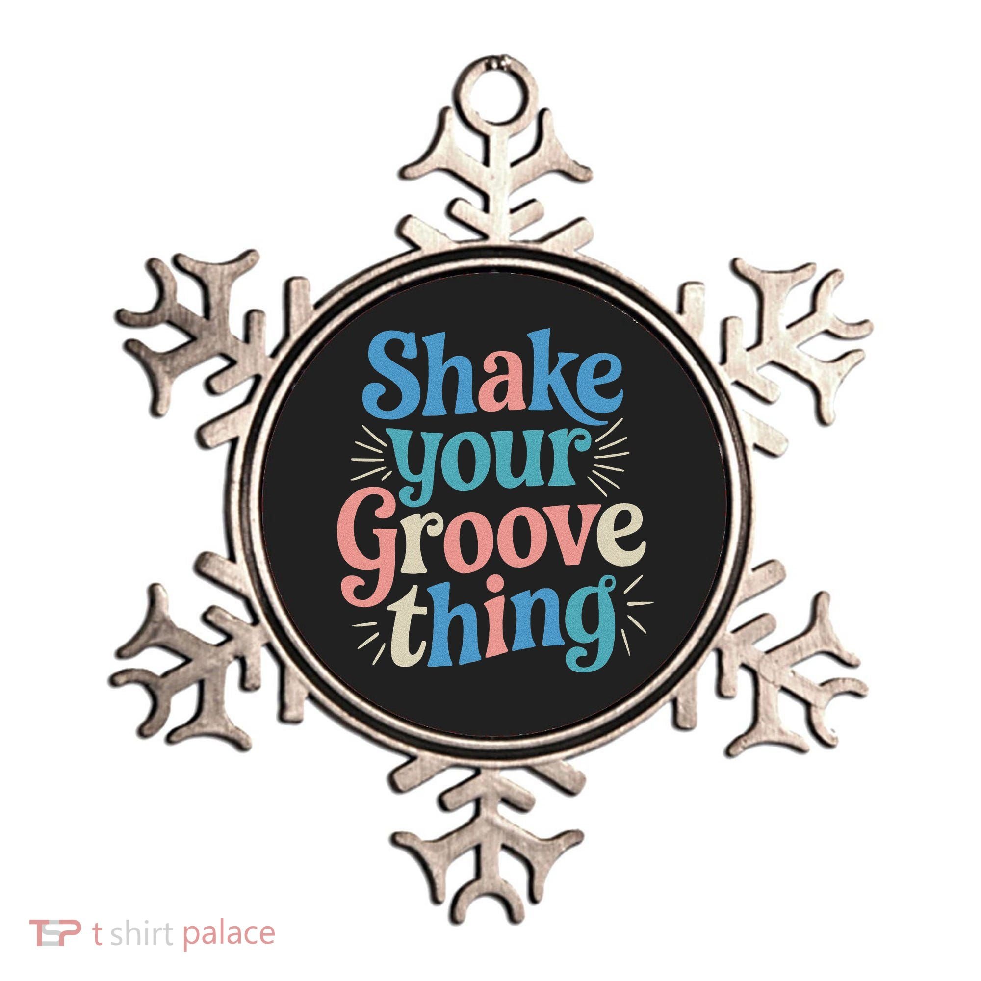 Shake Your Groove Thing Retro Vibes Ornament