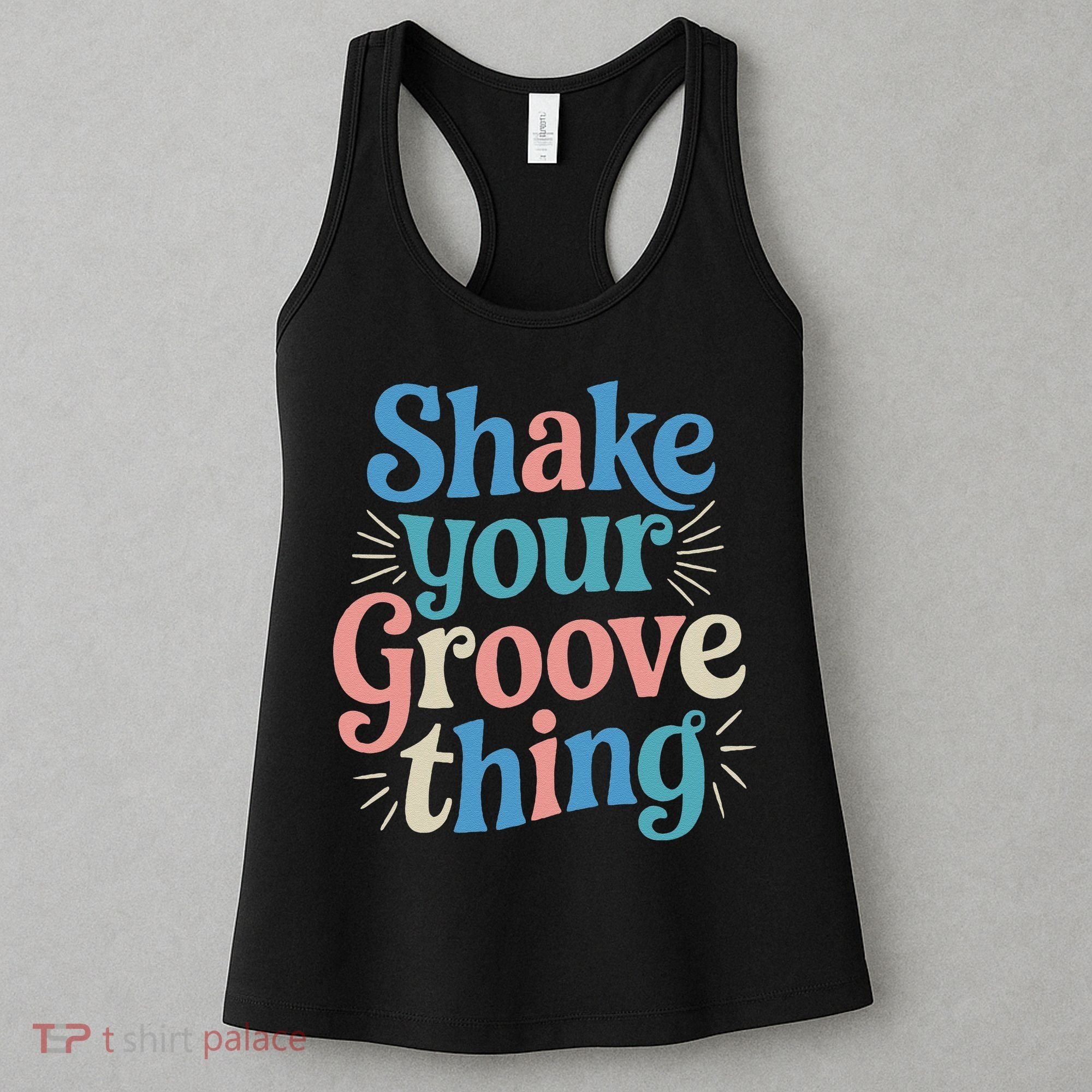 Shake Your Groove Thing Retro Vibes Women's Tank Top