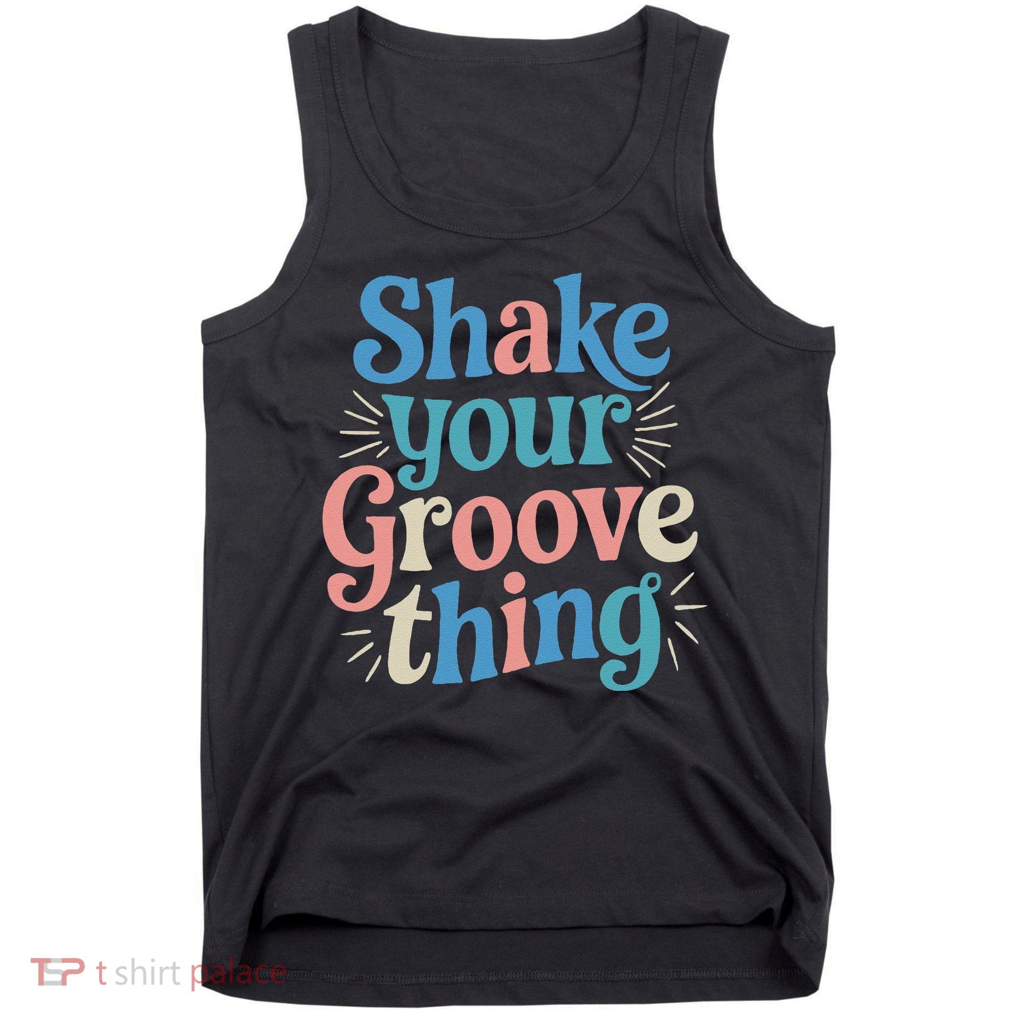Shake Your Groove Thing Retro Vibes Tank Top