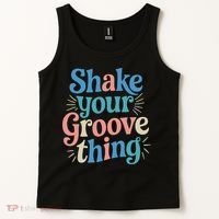 Shake Your Groove Thing Retro Vibes Tank Top thumb 2