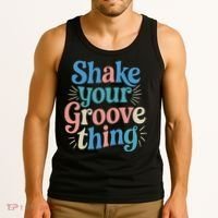 Shake Your Groove Thing Retro Vibes Tank Top thumb 3