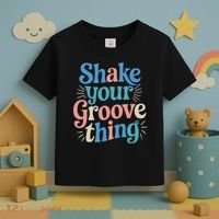 Shake Your Groove Thing Retro Vibes Toddler T-Shirt thumb 3