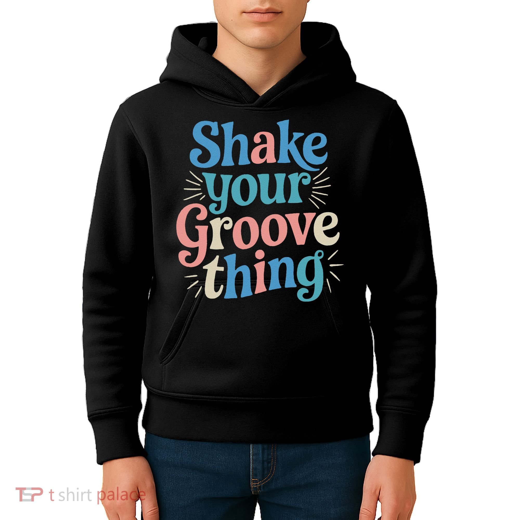Shake Your Groove Thing Retro Vibes Kids Hoodie