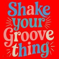 Shake Your Groove Thing Retro Vibes Santa Hat thumb 1