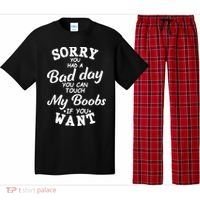 Sorry You Had A Bad Day Touch My Boobs Pajama Set thumb 0