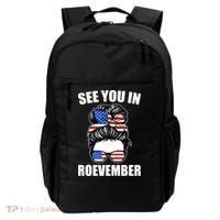 See You In Roevember Vote In November Backpack thumb 0