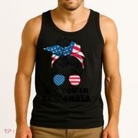 See You In Roevember Tee Messy Bun USA Tank Top thumb 3