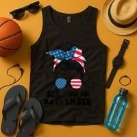 See You In Roevember Tee Messy Bun USA Tank Top thumb 4