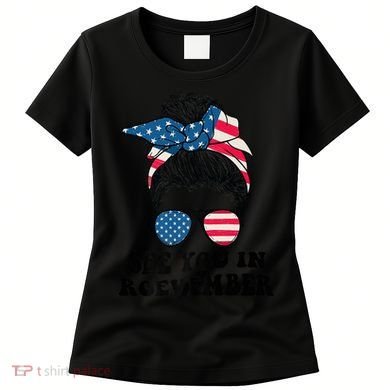 See You In Roevember Tee Messy Bun USA Women's T-Shirt