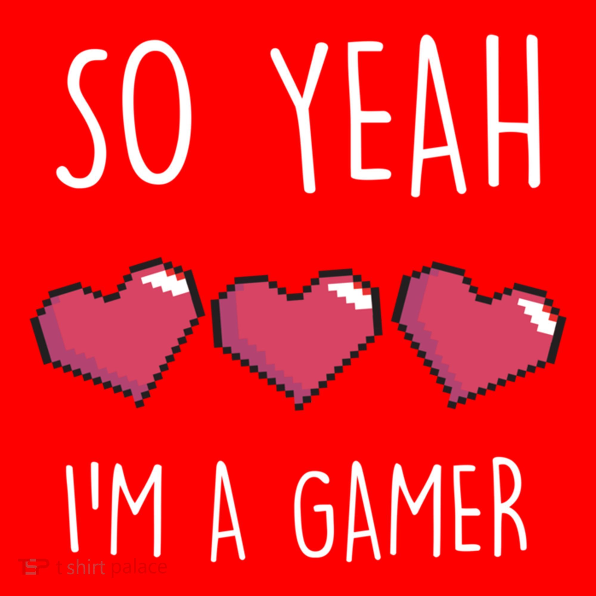 So Yeah I Am A Gamer Heart Live Love Computer Console Pc Cute Gift Santa Hat