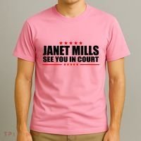 See You In Court Maine Governor Janet Mills T-Shirt thumb 3
