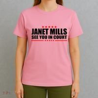 See You In Court Maine Governor Janet Mills T-Shirt thumb 4