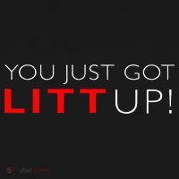Suits You Just Got Litt Up! Funny Women's Hoodie thumb 2