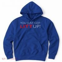Suits You Just Got Litt Up! Funny Hoodie thumb 0