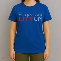 Suits You Just Got Litt Up! Funny T-Shirt thumb 4