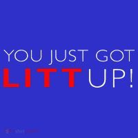 Suits You Just Got Litt Up! Funny Women's Tank Top thumb 5