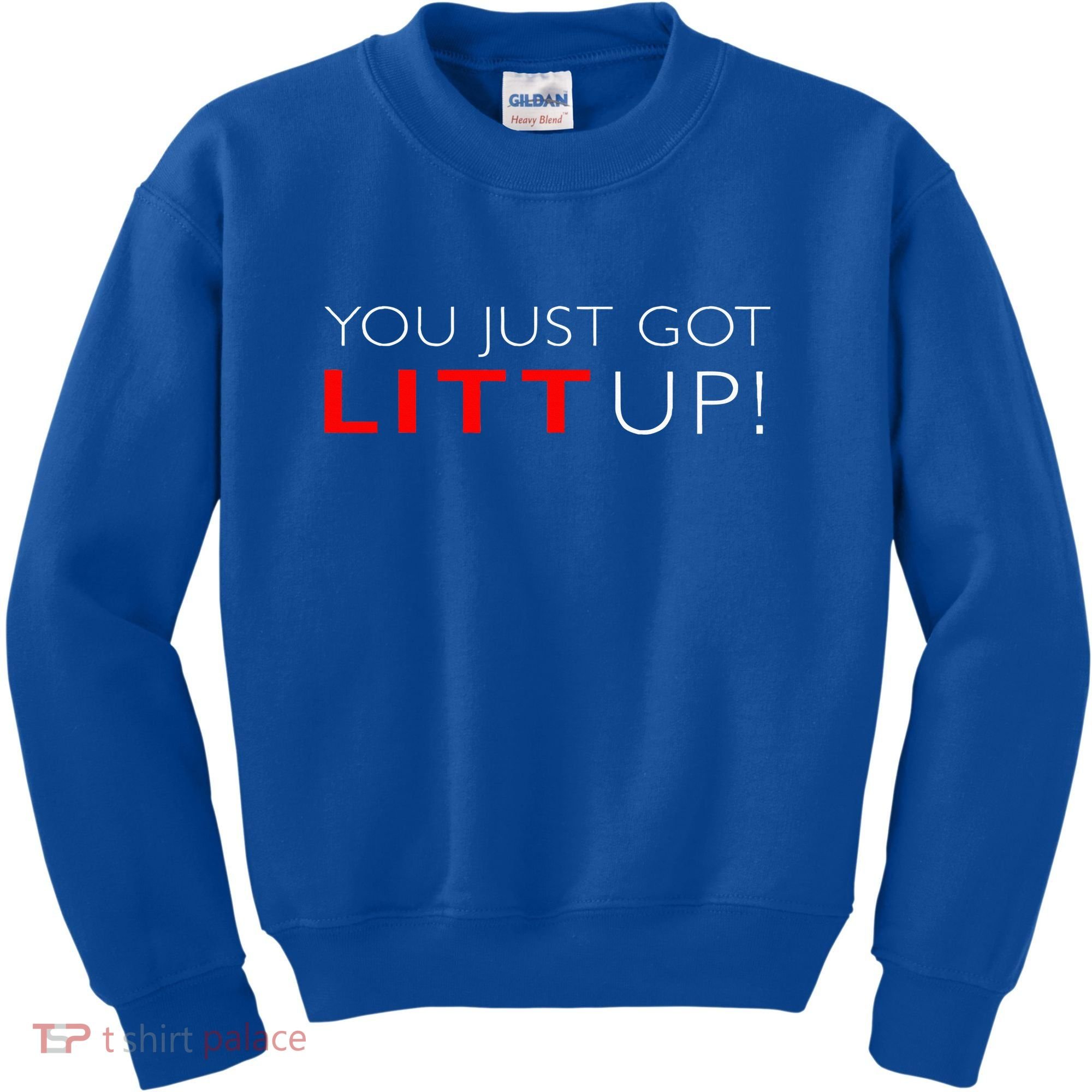 Suits You Just Got Litt Up! Funny Kids Sweatshirt