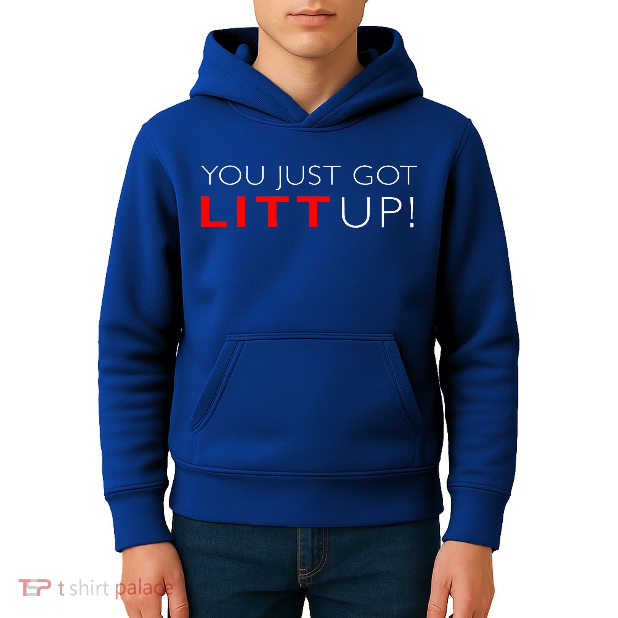 Suits You Just Got Litt Up! Funny Kids Hoodie