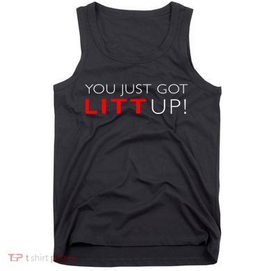 Suits You Just Got Litt Up! Funny Design Tank Top