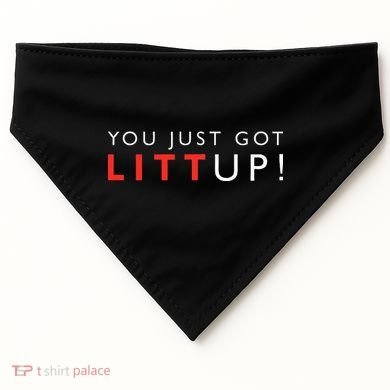Suits You Just Got Litt Up USA-Made Doggie Bandana