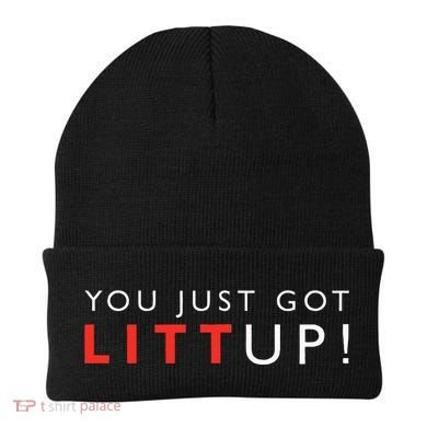 Suits You Just Got Litt Up Beanie