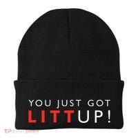 Suits You Just Got Litt Up Beanie thumb 0