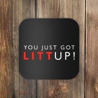 Suits You Just Got Litt Up Coaster thumb 0
