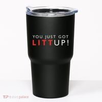 Suits You Just Got Litt Up Tumbler thumb 0