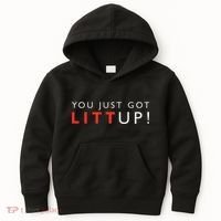 Suits You Just Got Litt Up Kids Hoodie thumb 0