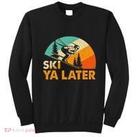 Ski You Later Winter Holiday Skiing Ski Driver Funny Sweatshirt thumb 0